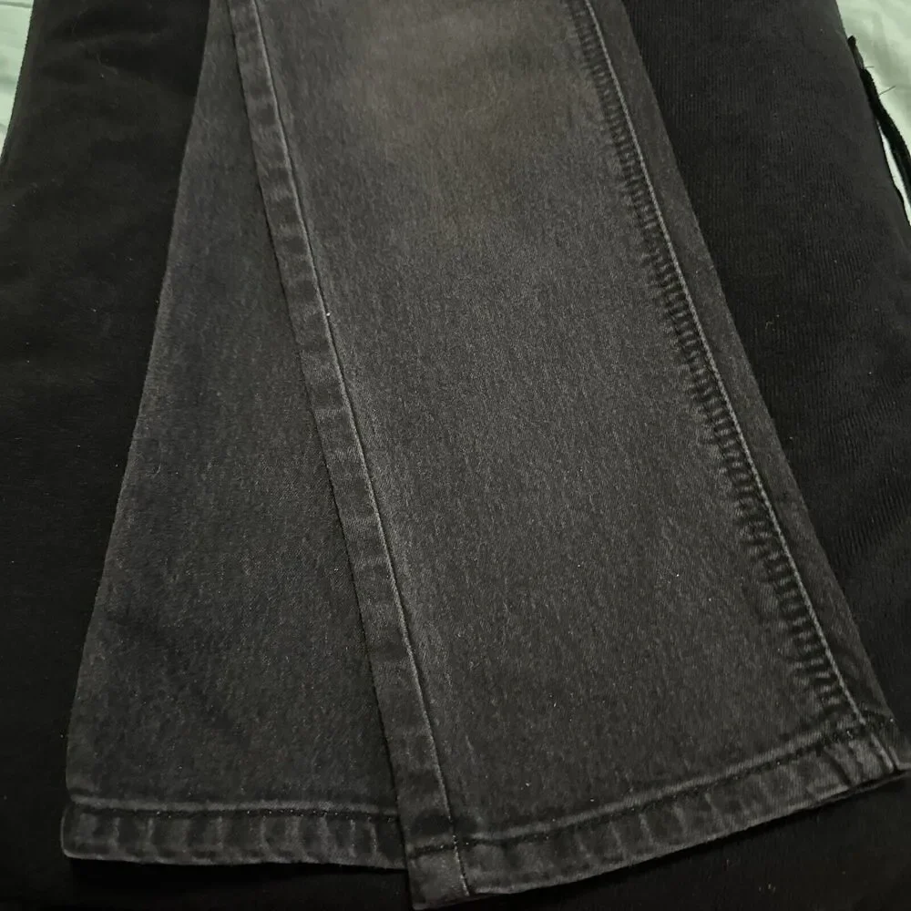 Justice‎ Sz12r Black Denim Jeans Super Skinny Girls Teens
